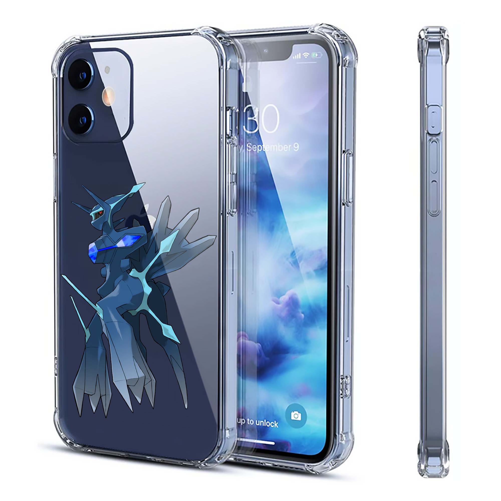 （画像用） ポケットモンスター Pokémon 【iPhone 12シリーズ対応】透明スマホケース（クリアソフトケース）